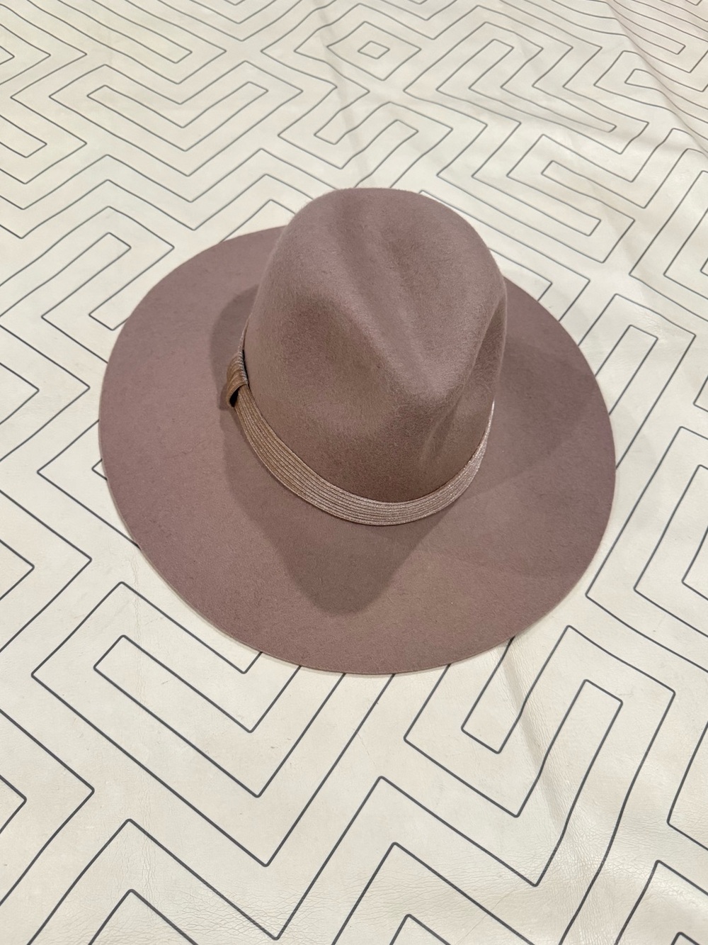 NWT Rachel Parcell Tan Wool Hat